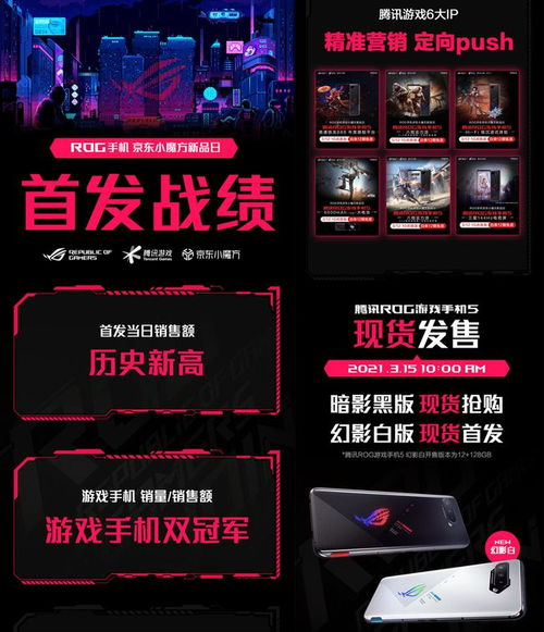 ROG游戲手機5首發創新高，172萬玩家期待幻影白開售，手機軟件開發與銷售助力